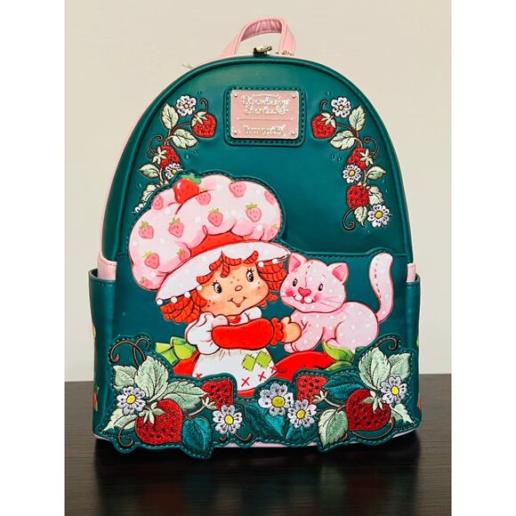 Loungefly Handbags - Loungefly Strawberry Shortcake Custard Embroidered Backpack